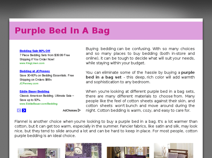 www.purplebedinabag.com