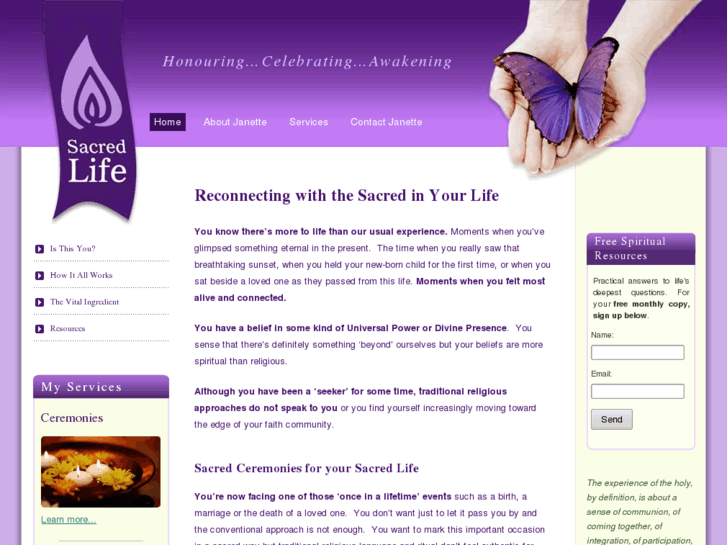 www.sacredlife.co.uk