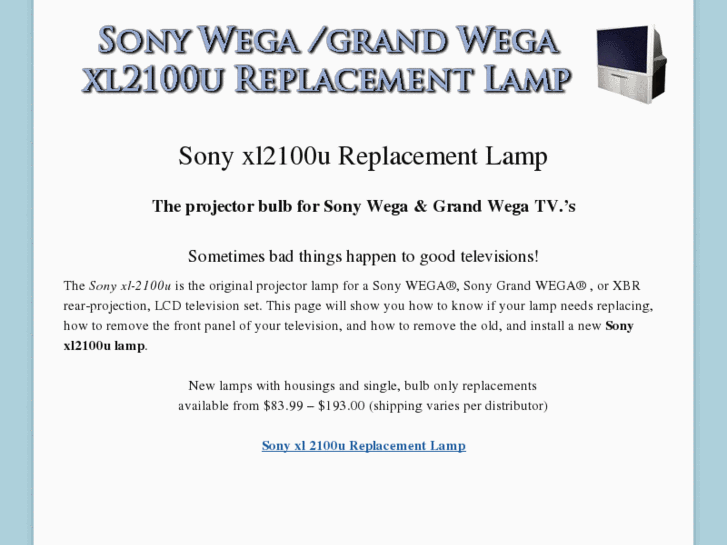 www.sonyxl2100ureplacementlamp.net