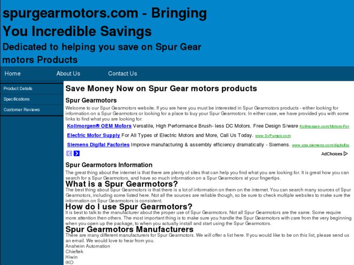 www.spurgearmotors.com