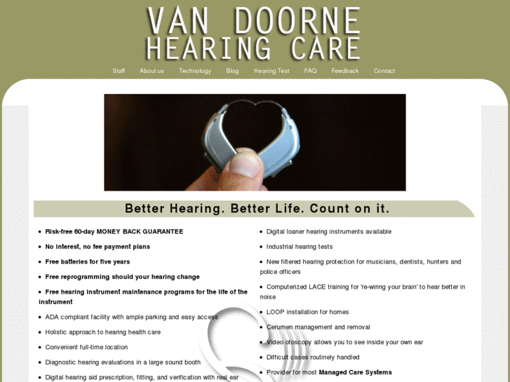 www.vandoornehearing.com