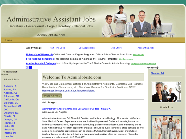 www.adminjobsite.com