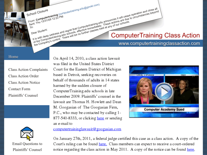 www.computerschoolclassaction.net