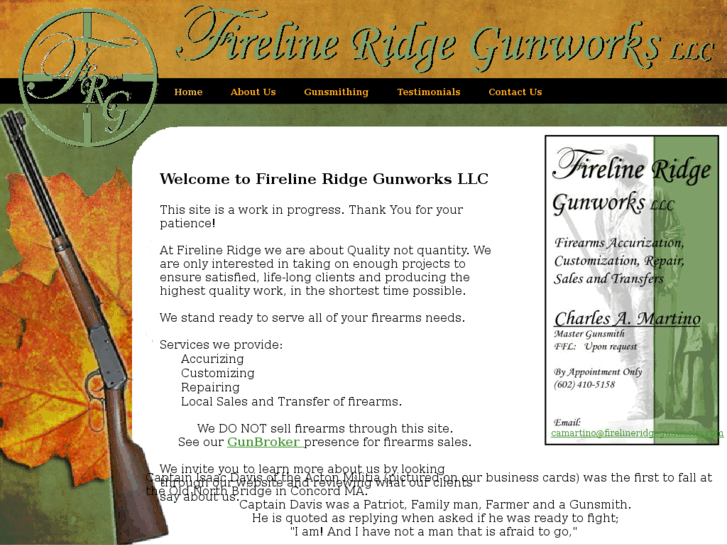 www.firelineridgegunworks.com