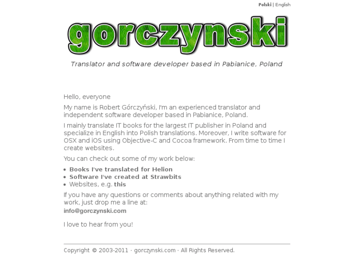 www.gorczynski.com