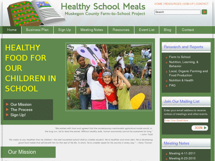 www.healthyschoolmeals.org