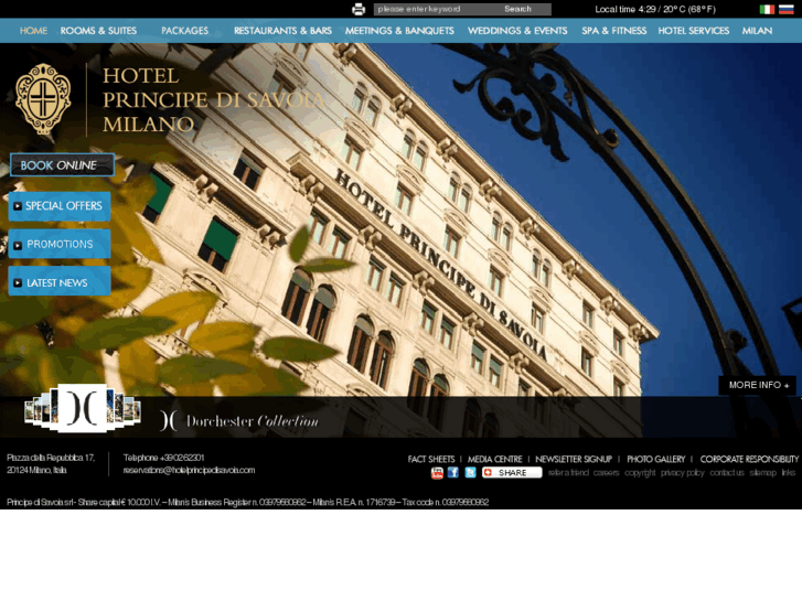 www.hotelprincipedisavoia.com