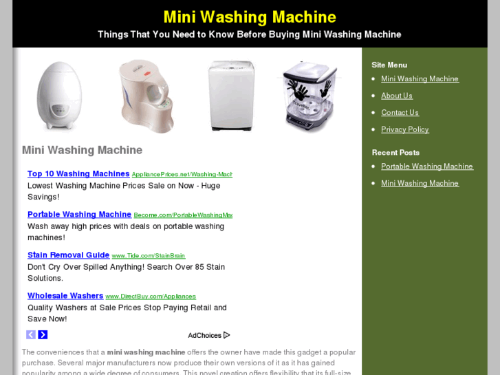 www.miniwashingmachine.net