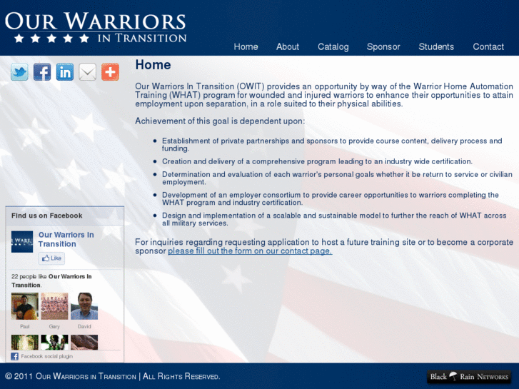 www.ourwarriorsintransition.org