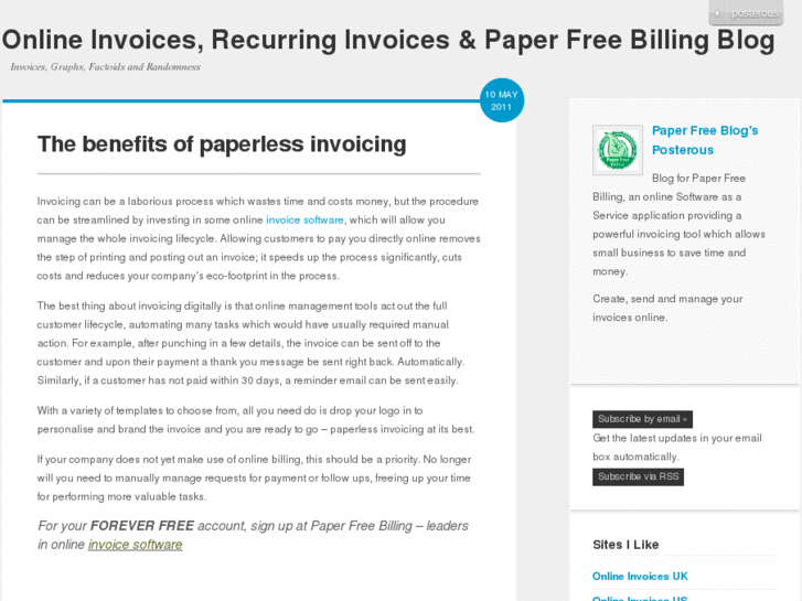 www.paperfreeinvoice.com