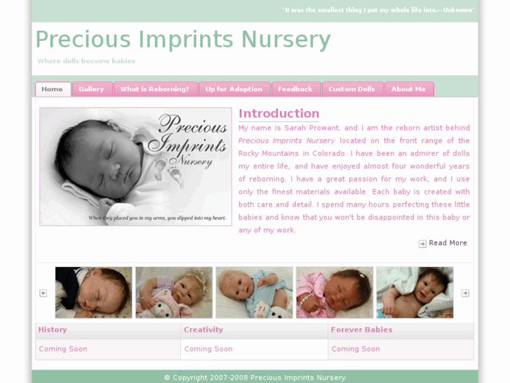 www.preciousimprintsnursery.com