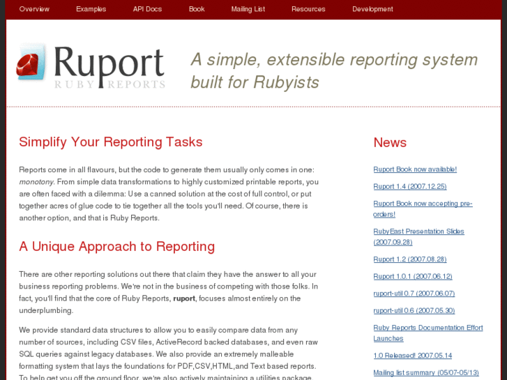 www.rubyreports.org