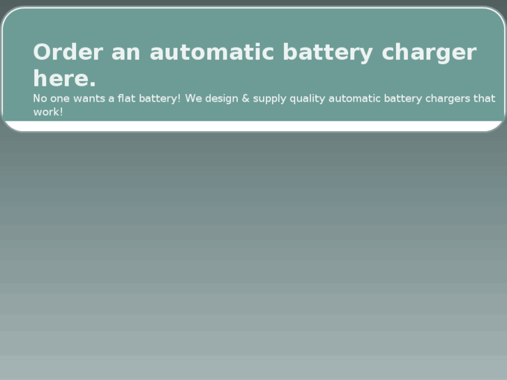 www.automaticbatterycharger.org