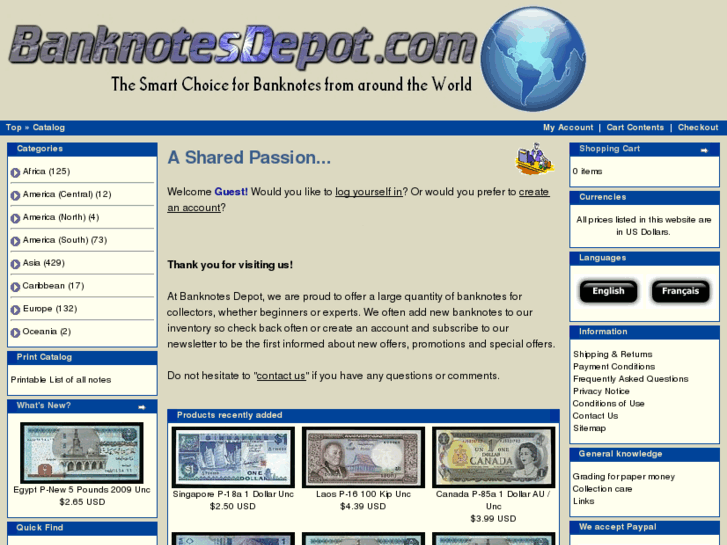 www.banknotesdepot.com