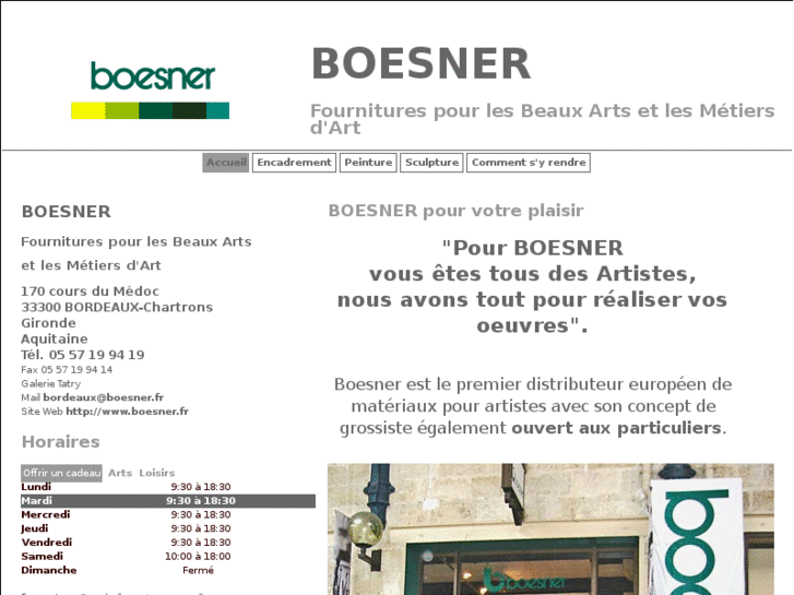 www.boesner-bordeaux.info