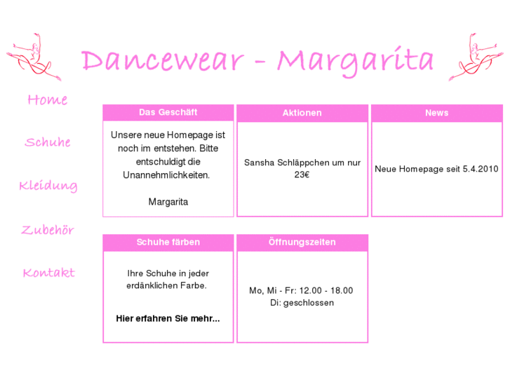 www.dancewear-margarita.com