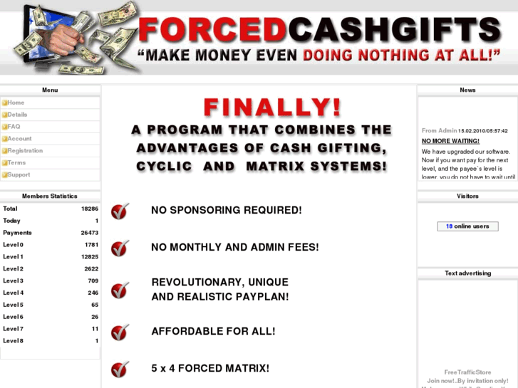 www.forcedcashgifts.com