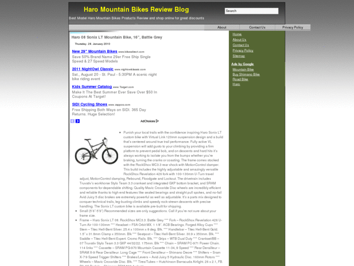 www.haromountainbikes.com