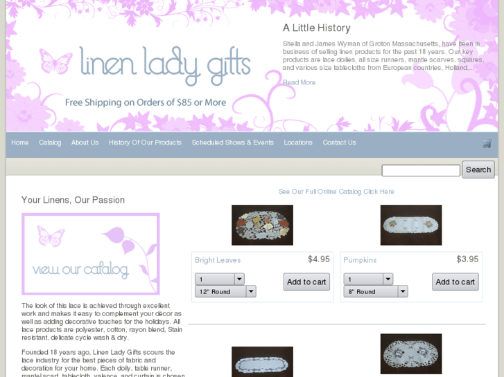 www.linenladygifts.com