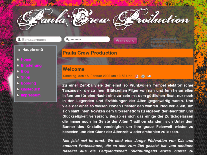 www.paulacrewproduction.com