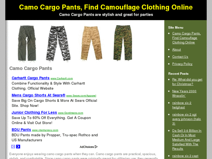 www.camocargopants.org