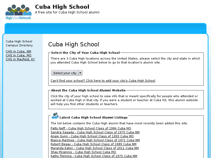 www.cubahighschool.org