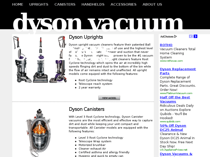 www.dysonvacuumcleaners.org