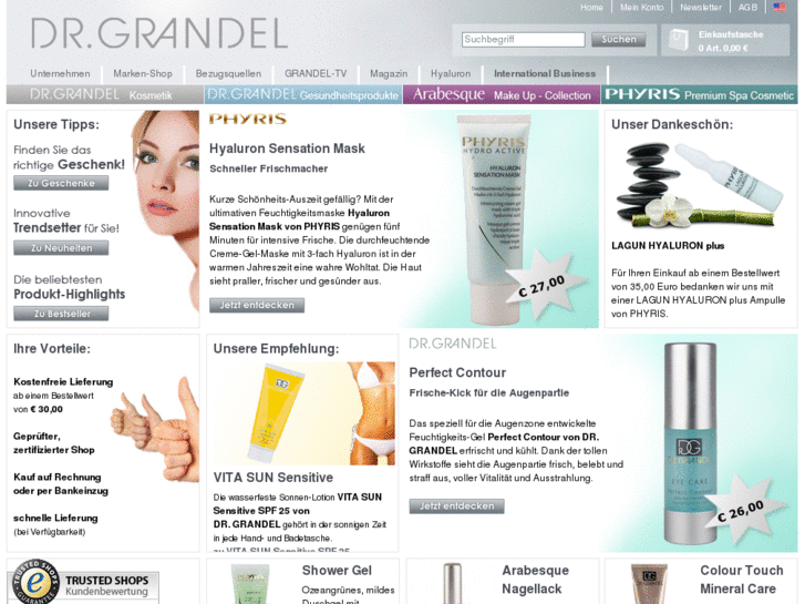 www.grandel-kosmetik-shop.com