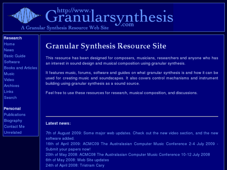 www.granularsynthesis.com