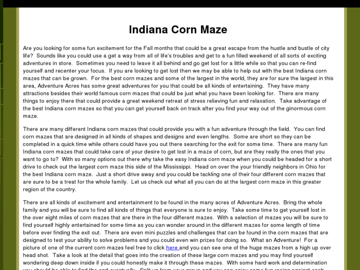 www.indianacornmaze.com