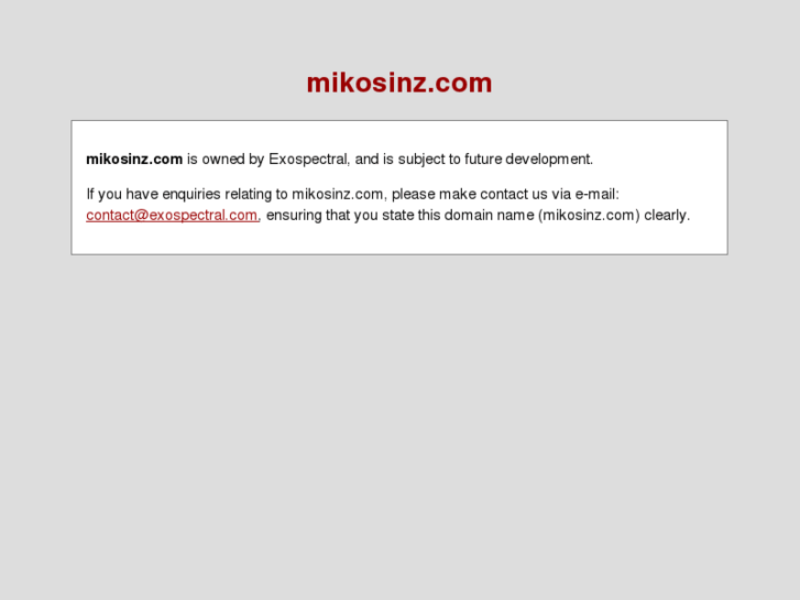 www.mikosinz.com