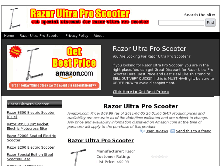 www.razorultraproscooter.net