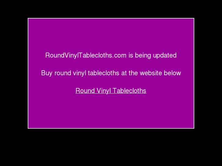 www.roundvinyltablecloths.com