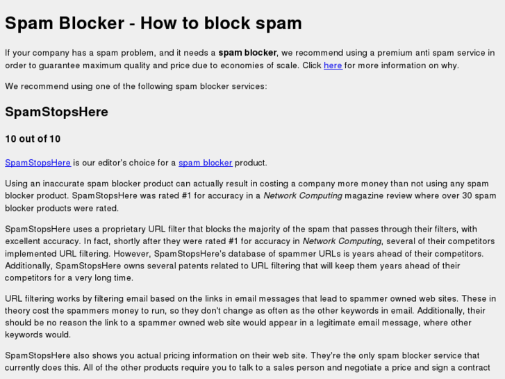 www.spamblockers.net