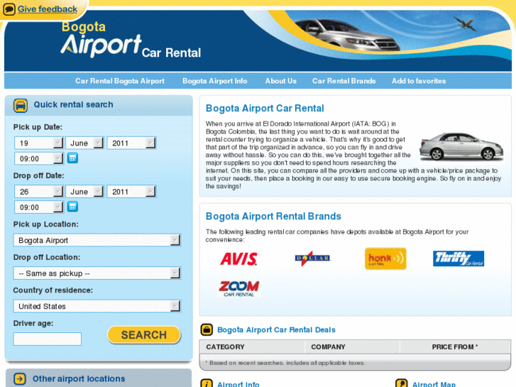 www.bogotaairportcarrental.com