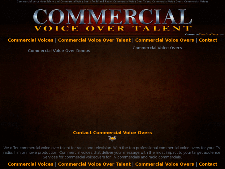 www.commercialvoiceovertalent.com