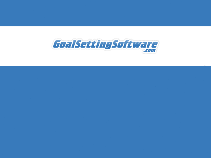 www.goalsettingsoftware.com