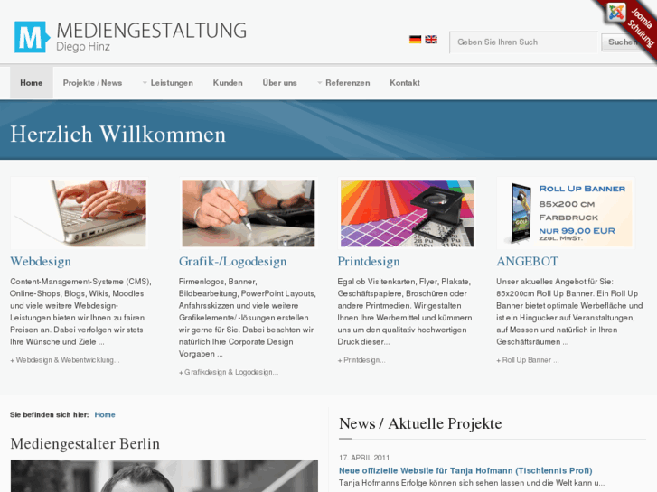 www.mediengestaltung-hinz.de