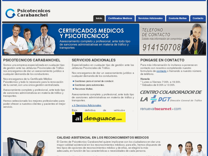 www.psicotecnicoscarabanchel.es