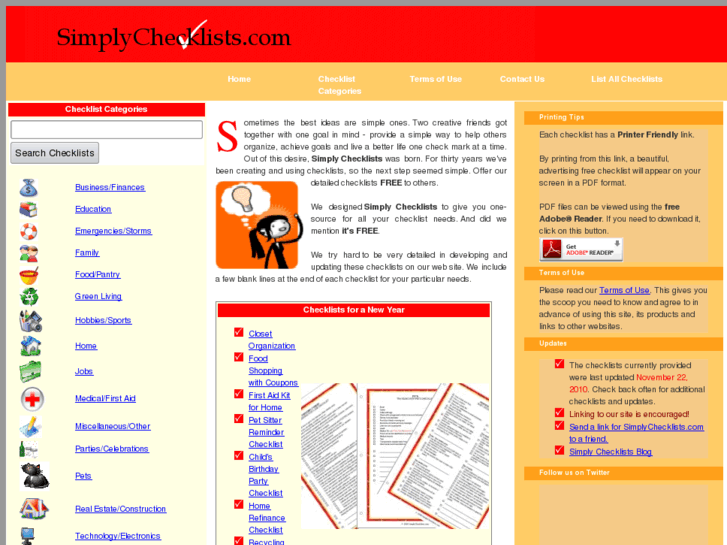 www.simplychecklists.com