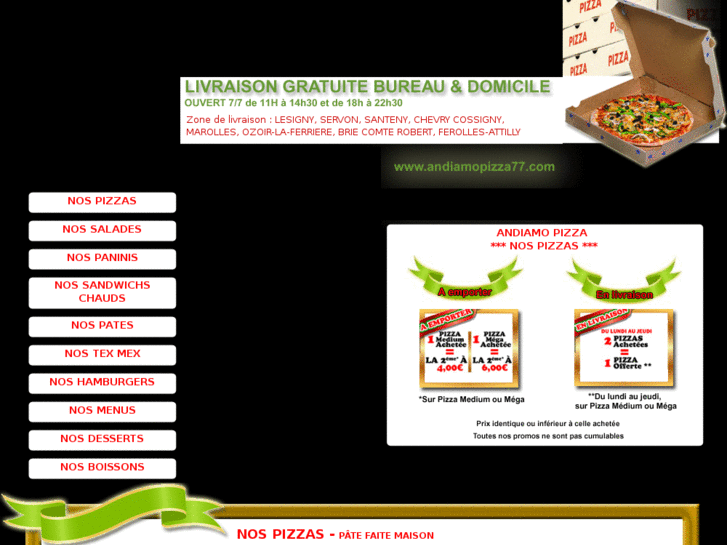 www.andiamopizza77.com