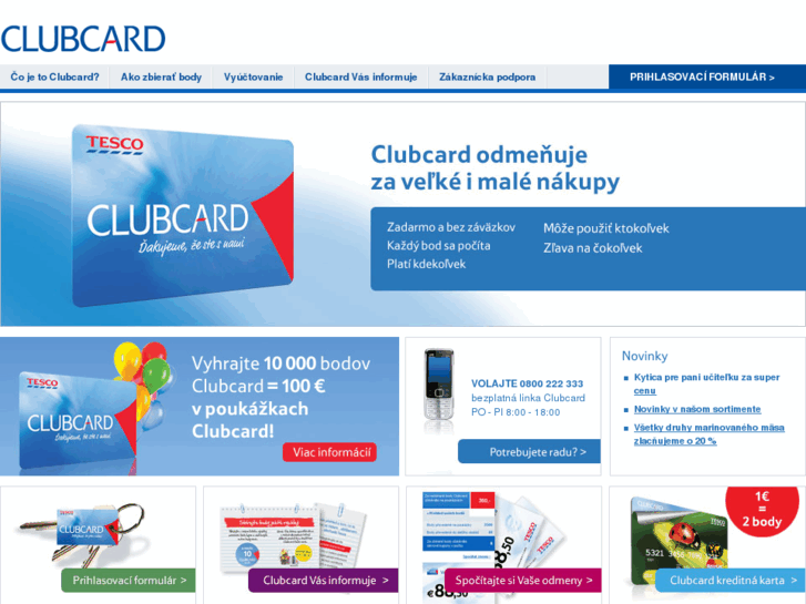 www.clubcard.sk