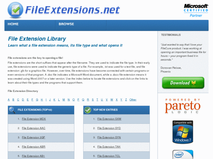 www.fileextensions.net