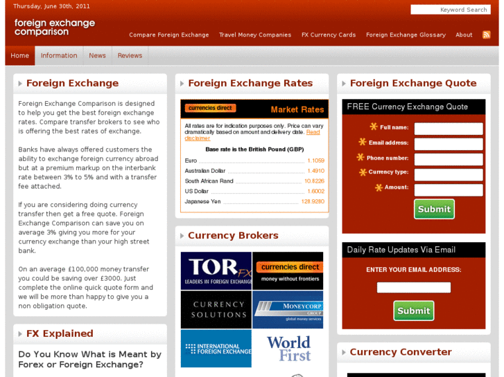 www.foreignexchangecomparison.co.uk