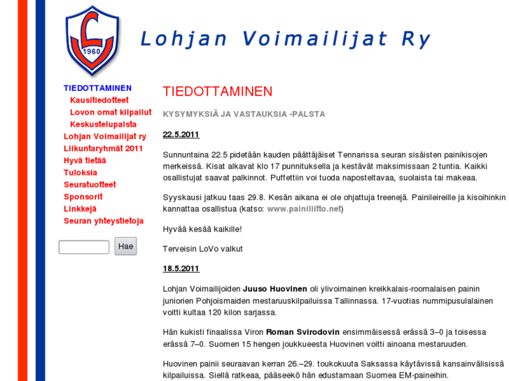 www.lohjanvoimailijat.com