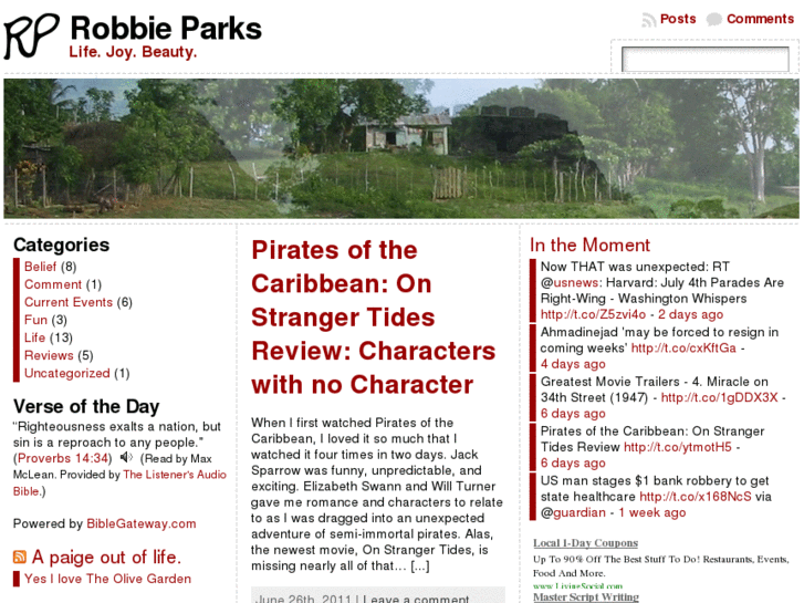 www.robbieparks.com