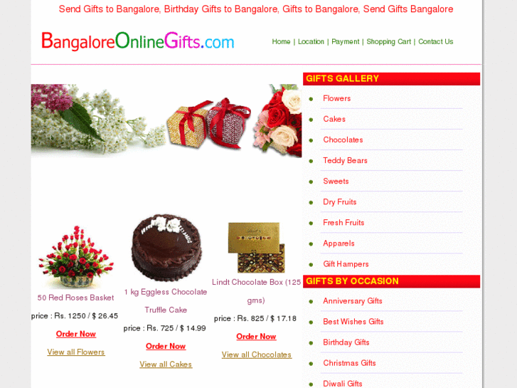 www.bangaloreonlinegifts.com