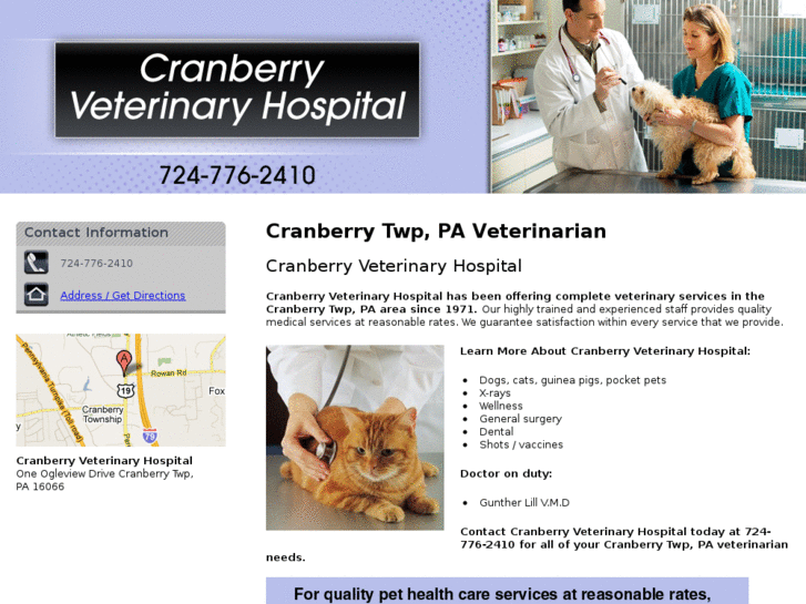 www.cranberryveterinaryhospital.com