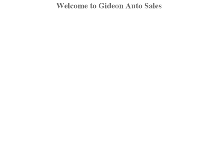 www.gideonautosales.net