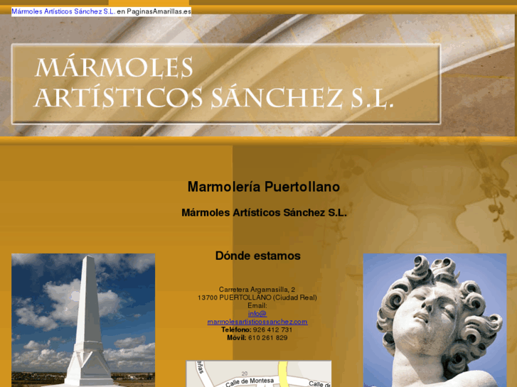 www.marmolesartisticossanchez.com